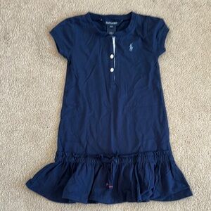 Navy Blue Polo Dress